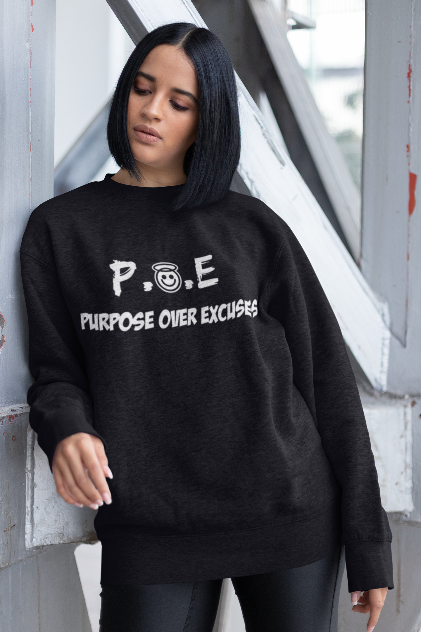 P.O.E Sweatshirt Black Classic