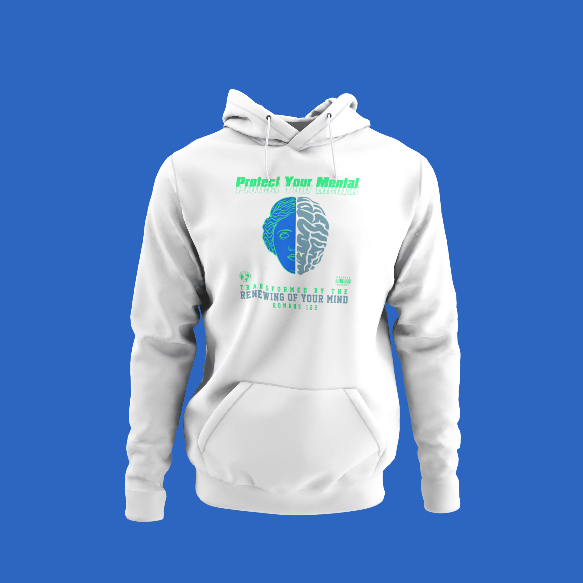 P.Y.M Blueberry Drip Hoodie Adult White (special)