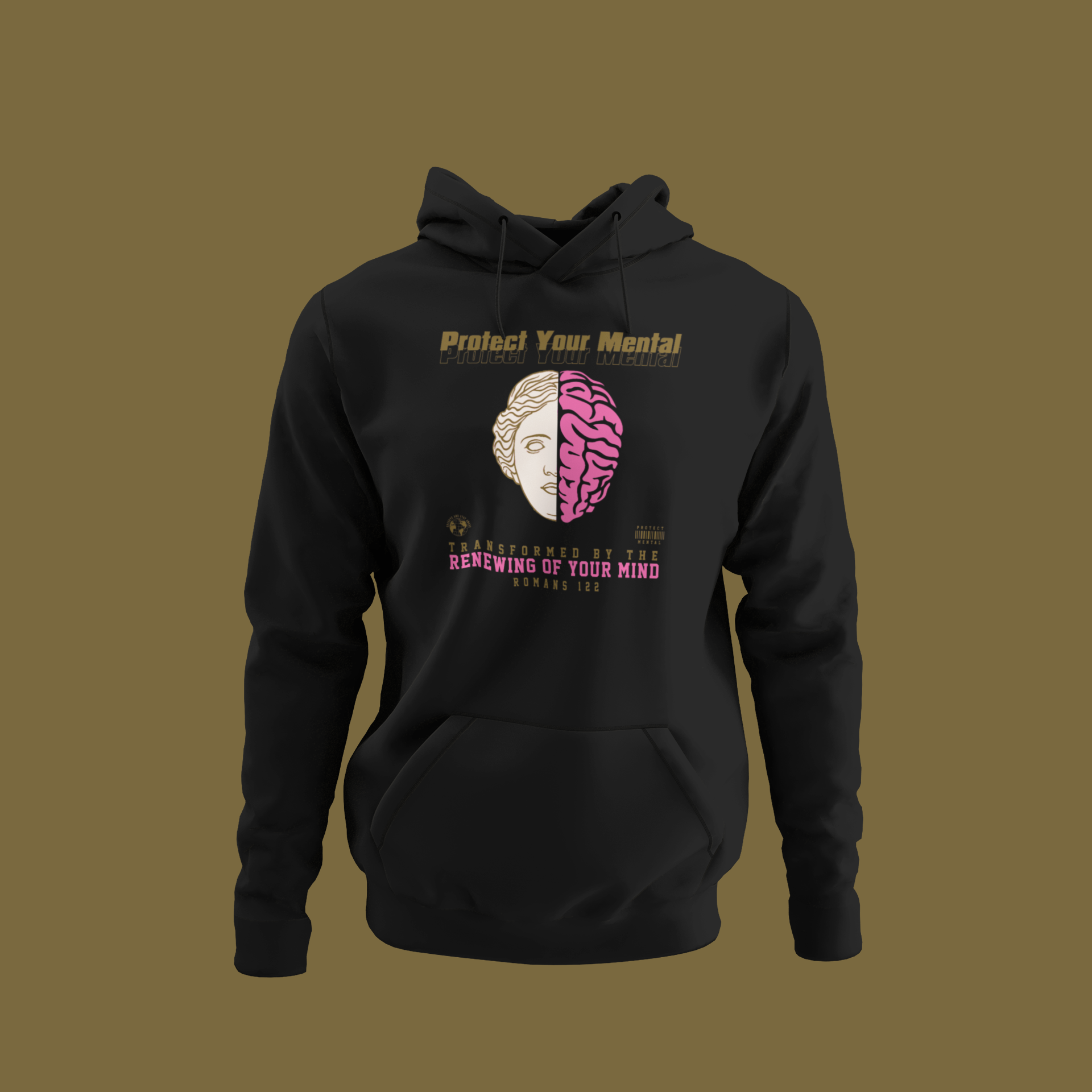 P.Y.M Gold Drop Hoodie Adult Black (special)
