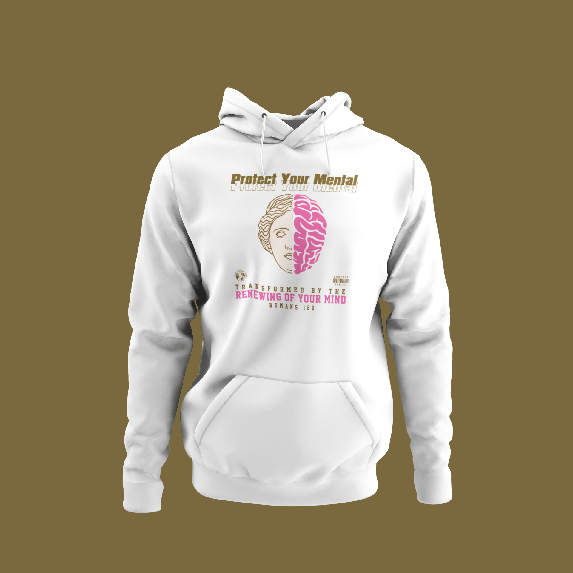 P.Y.M Gold Drop Hoodie Adult White (special)