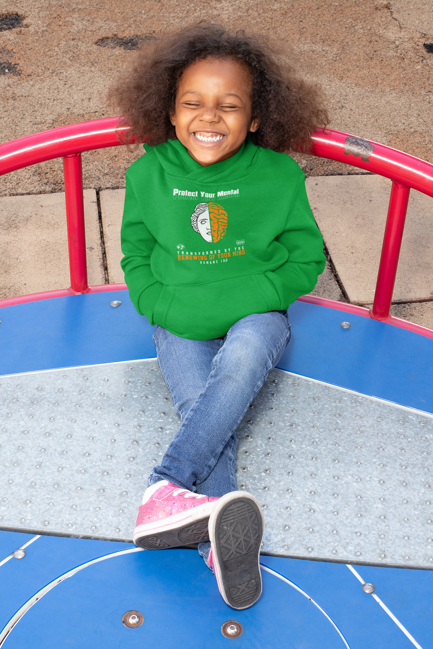 PROTECT YOUR MENTAL YOUTH HOODIE IRISH GREEN