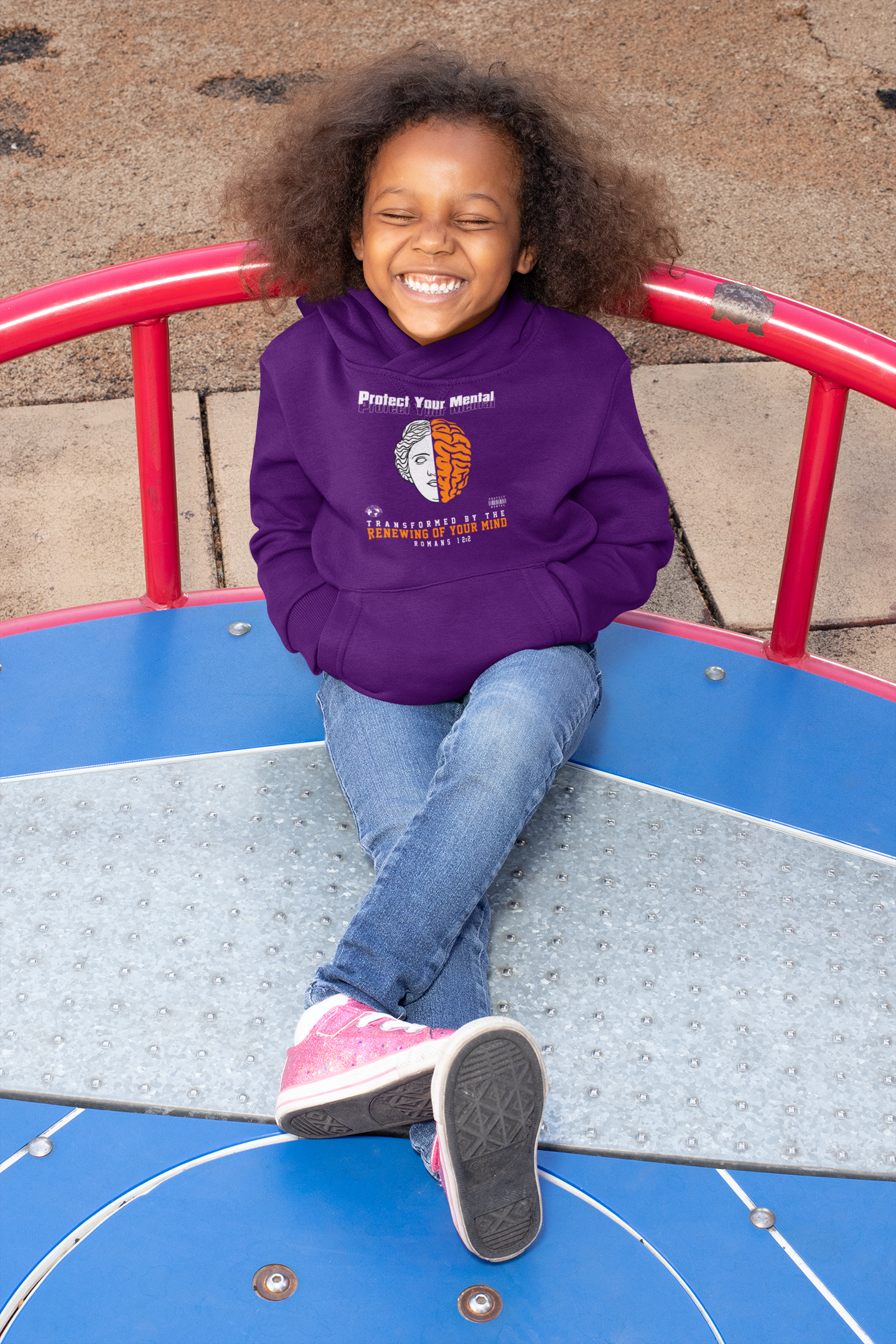 PROTECT YOUR MENTAL YOUTH HOODIE PURPLE