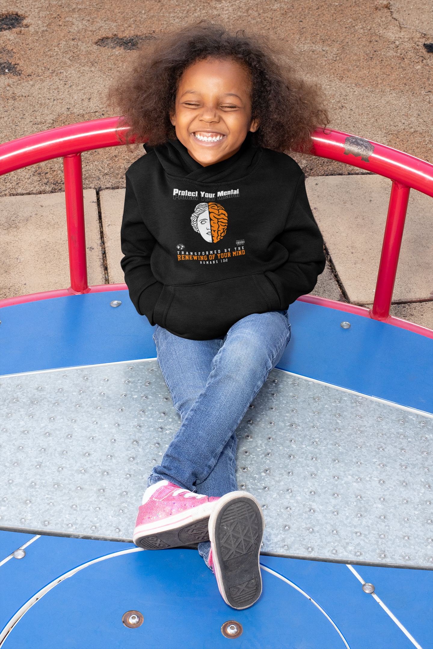 PROTECT YOUR MENTAL YOUTH HOODIE BLACK