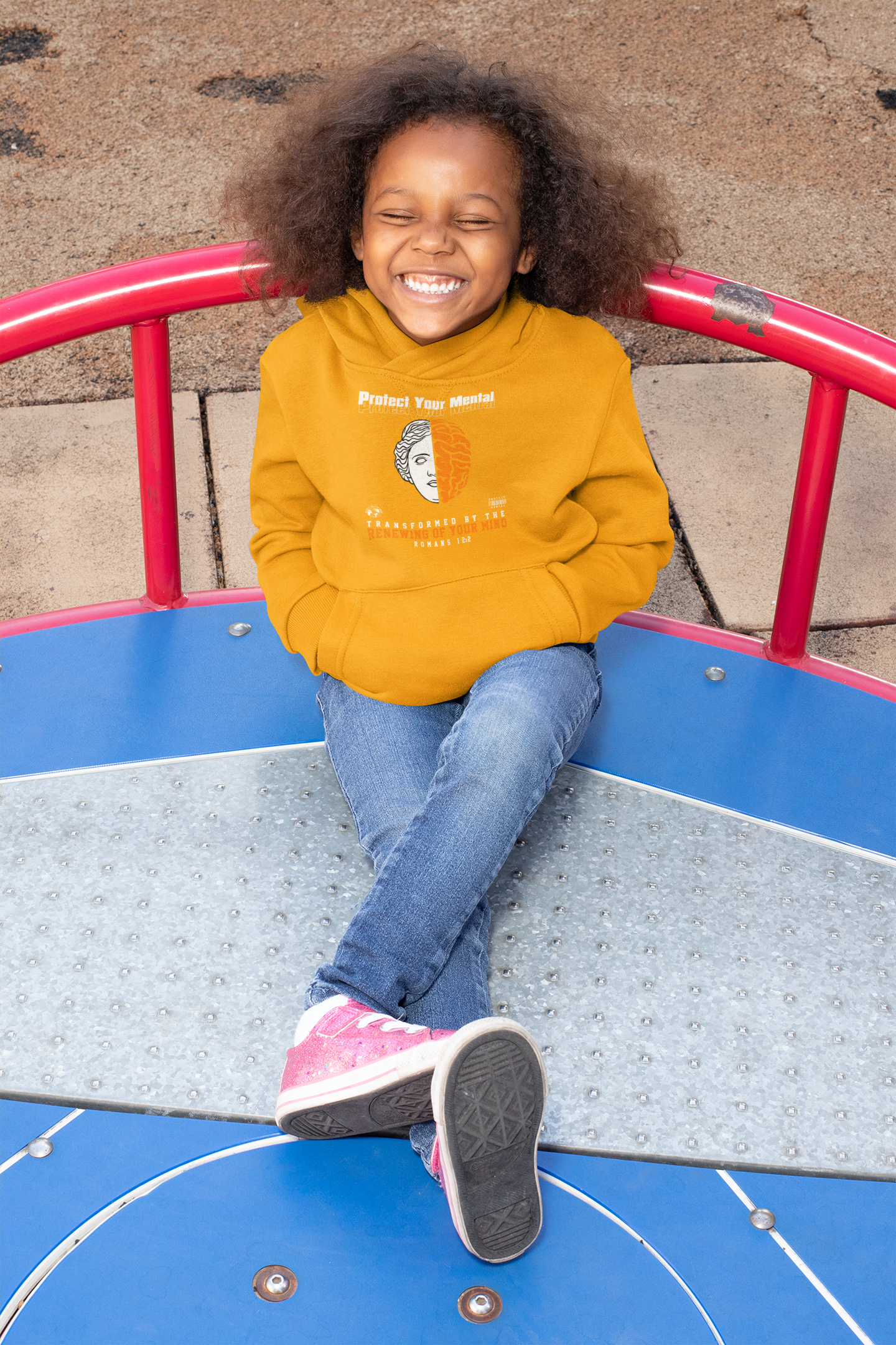 PROTECT YOUR MENTAL YOUTH HOODIE GOLD