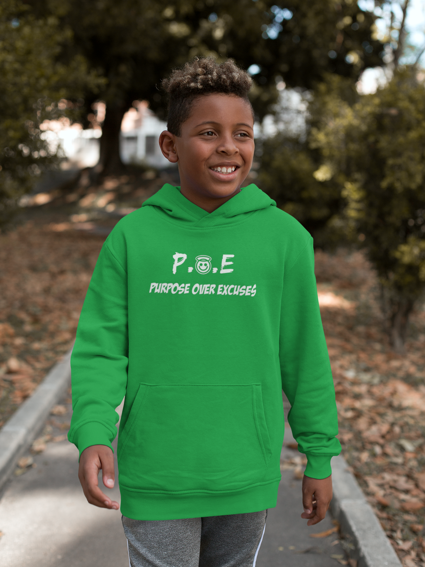 P.O.E YOUTH HOODIE IRISH GREEN