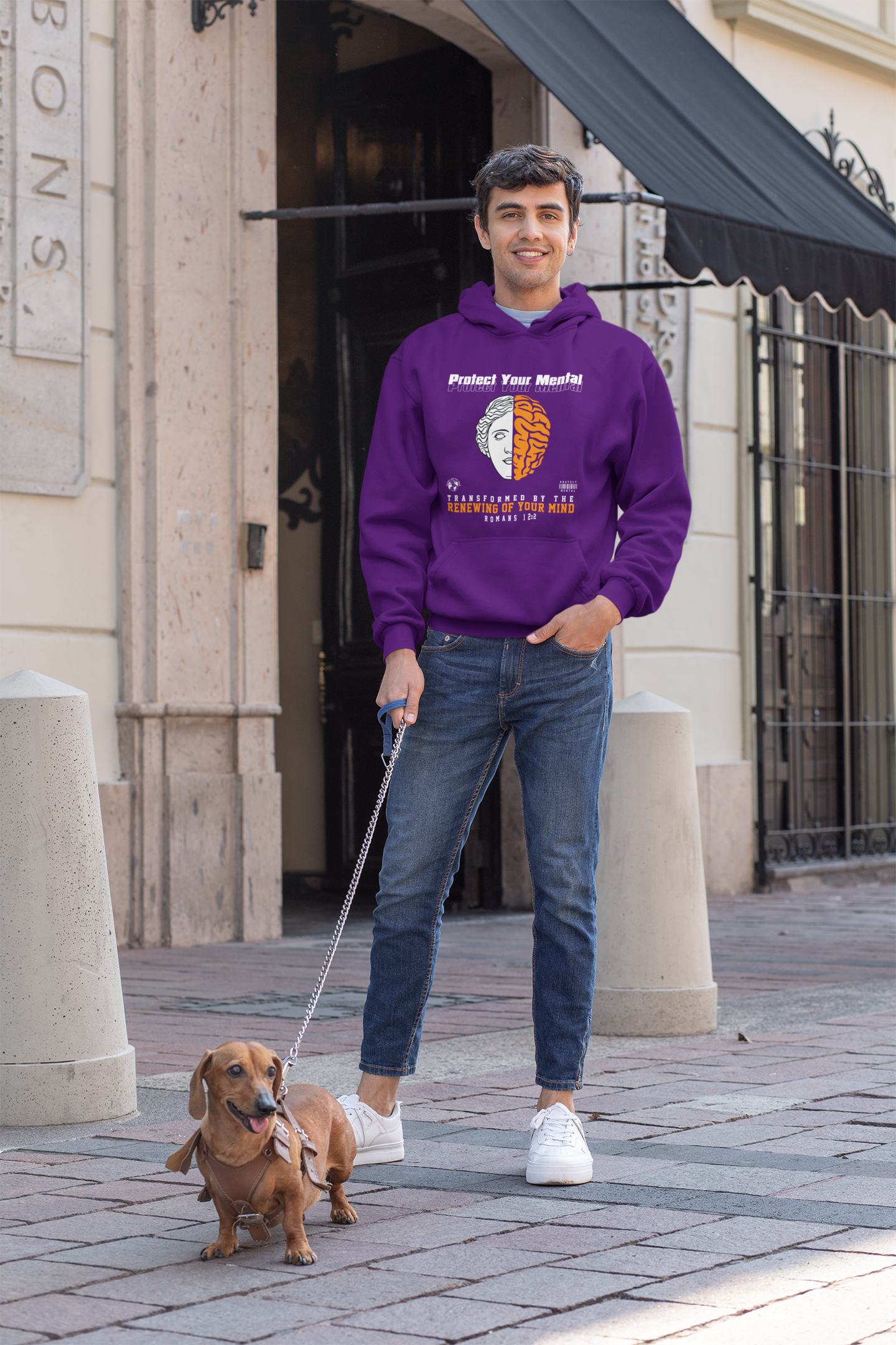PROTECT YOUR MENTAL ADULT HOODIE PURPLE
