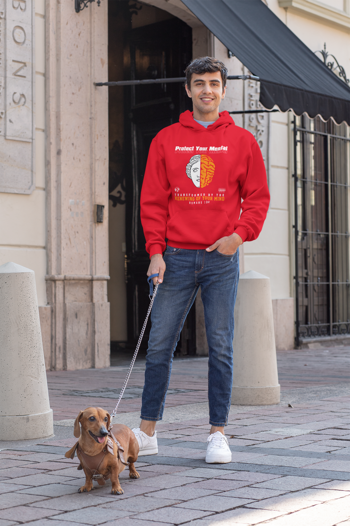 PROTECT YOUR MENTAL ADULT HOODIE RED