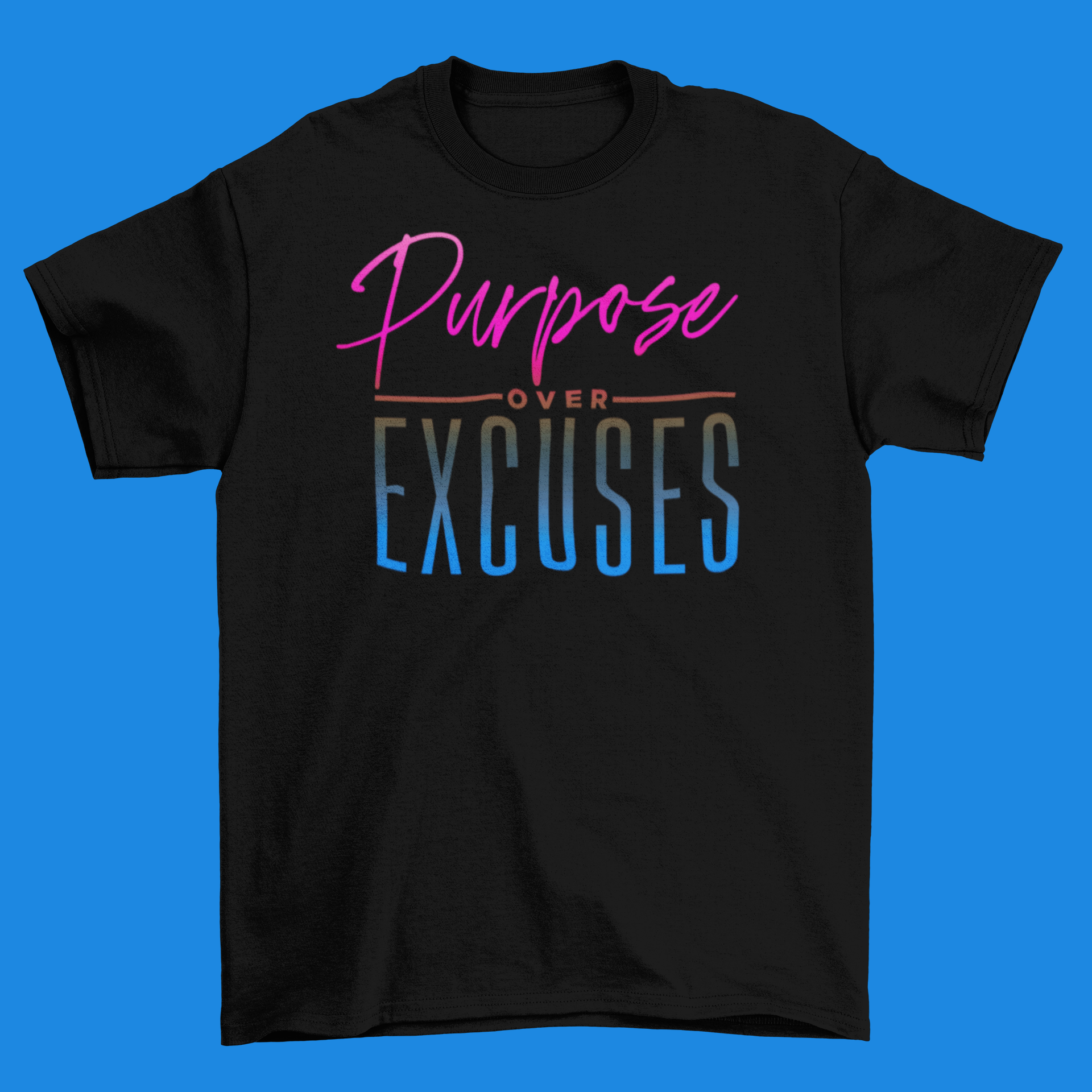 Purpose Over Excuses Youth Vegas T-Shirt Black (Special)