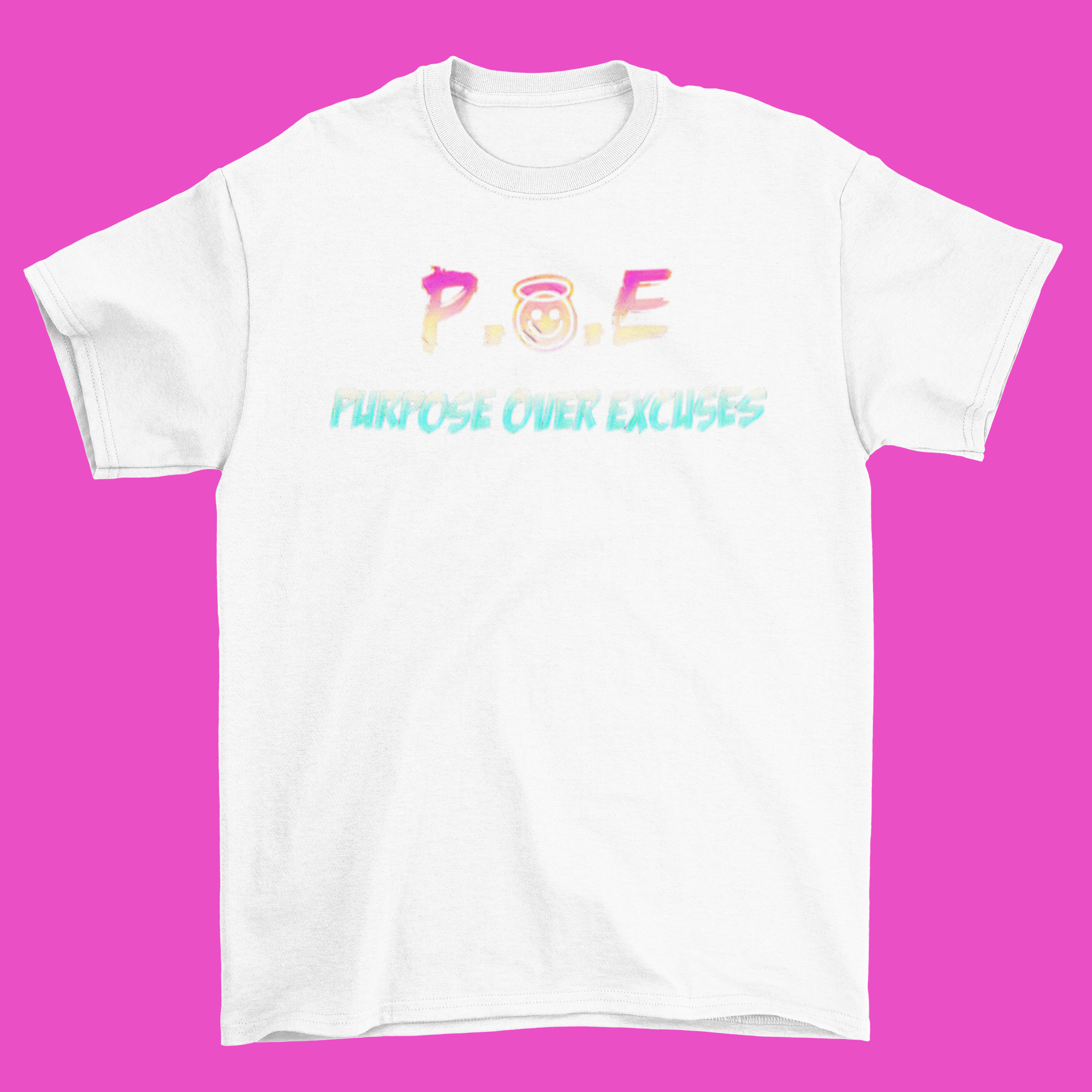 P.O.E Youth Cail Vibe T-Shirts White (special)