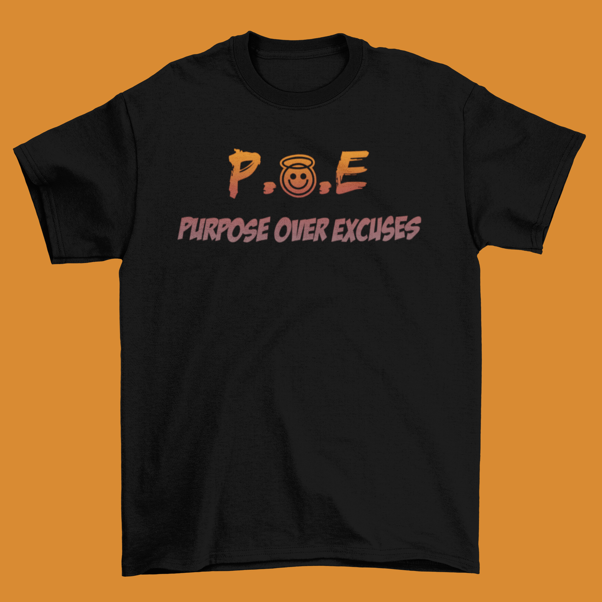 P.O.E Youth Orange Glow T-Shirt Black (special)
