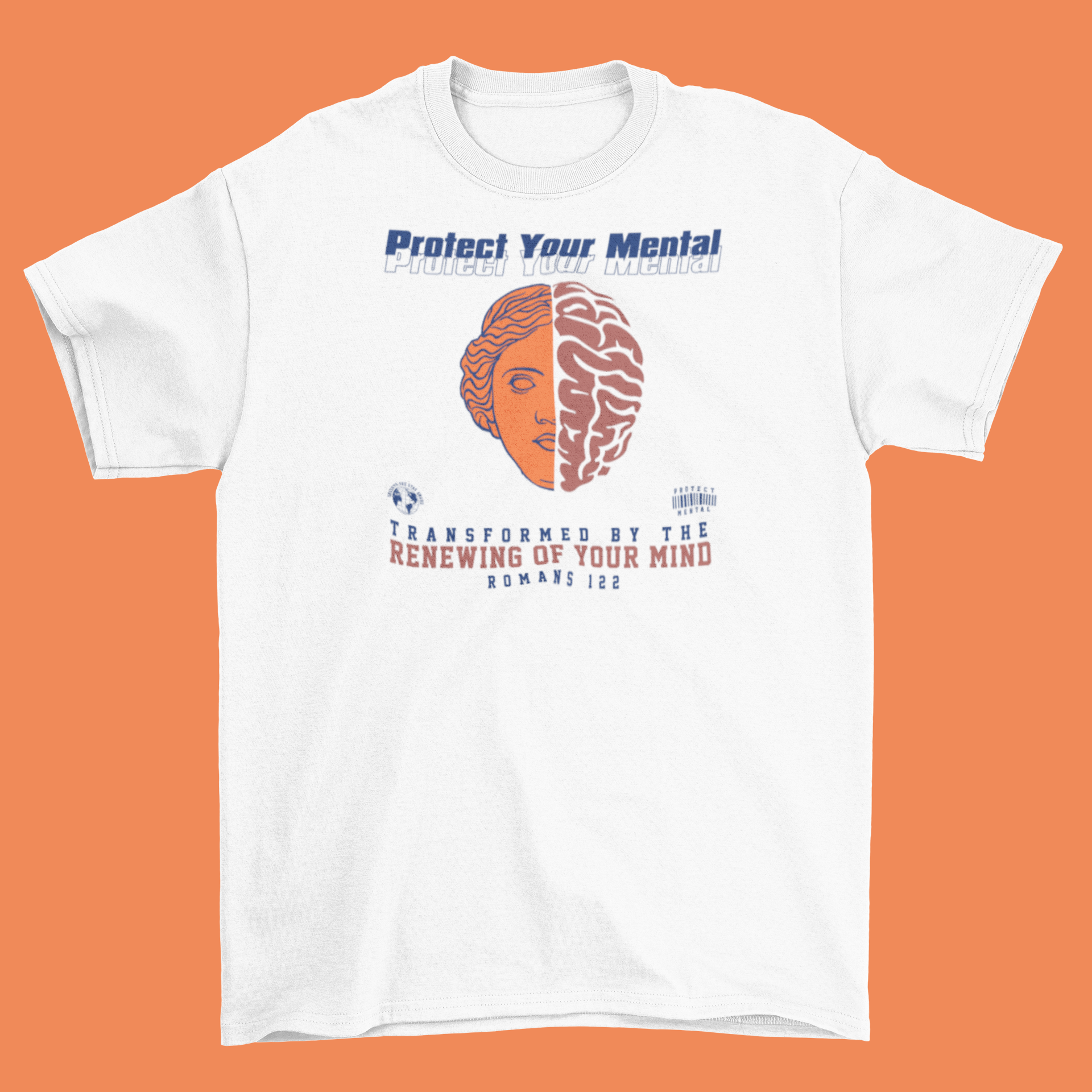 P.Y.M Youth Orange Tidal T-Shirt White (special)