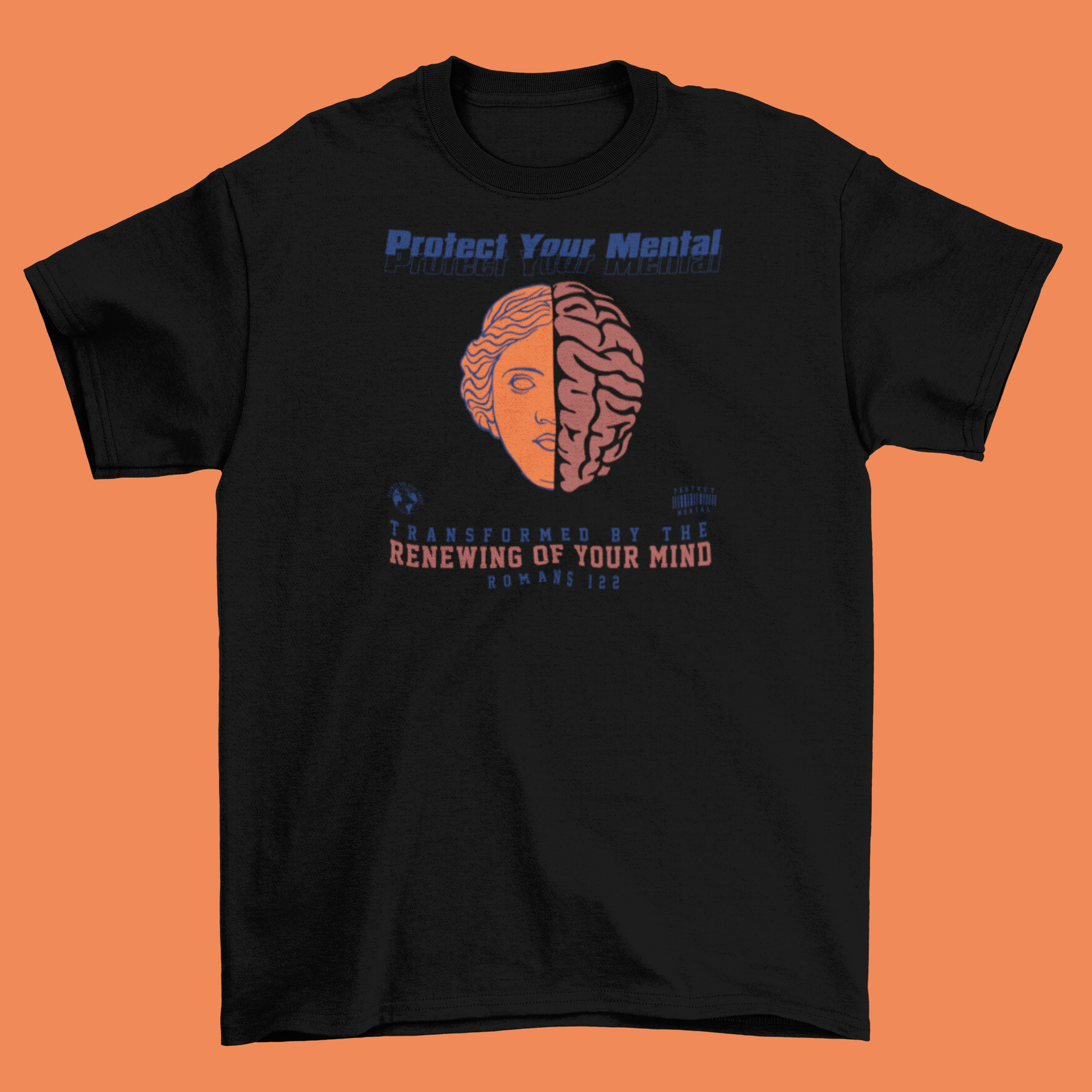P.Y.M Youth Orange Tidal T-Shirt Black (special)