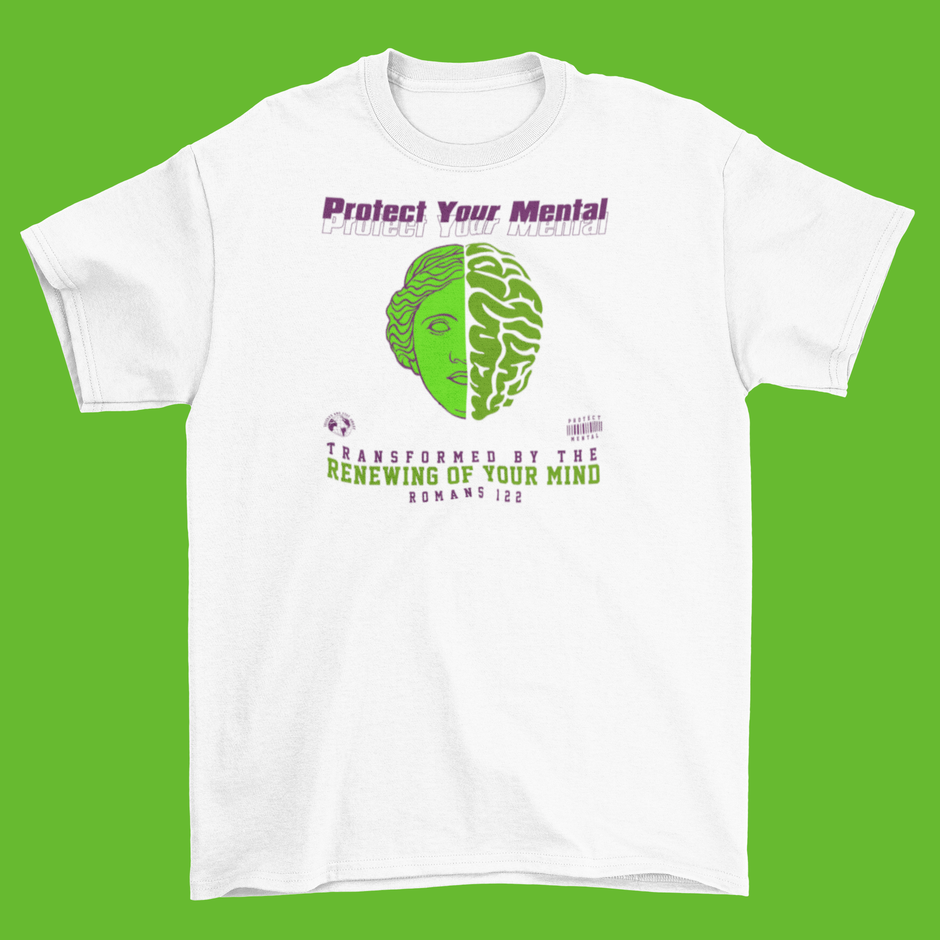 P.Y.M Youth Green Panther T-Shirt White (special)