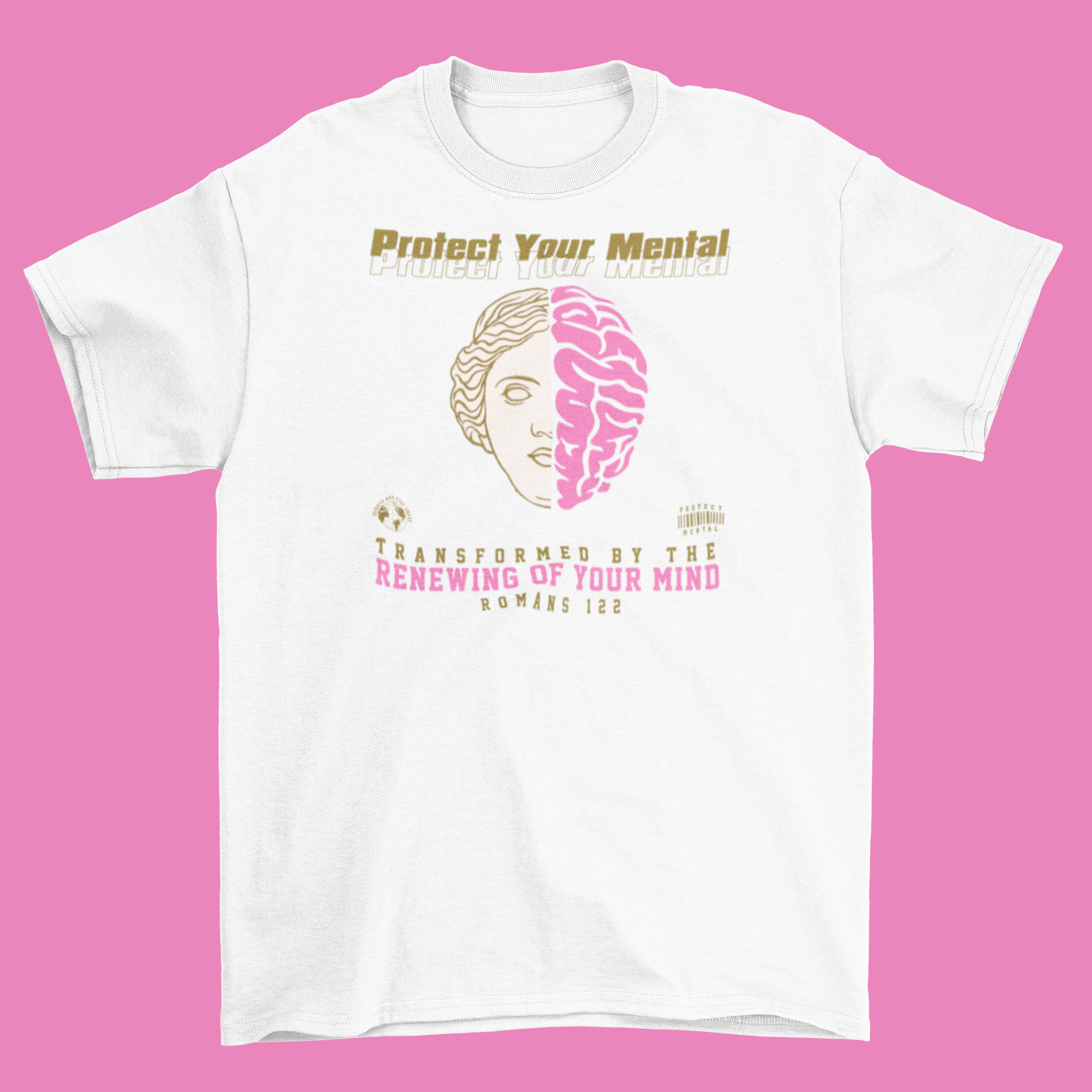 P.Y.M Youth Gold Drop T-Shirt White (special)