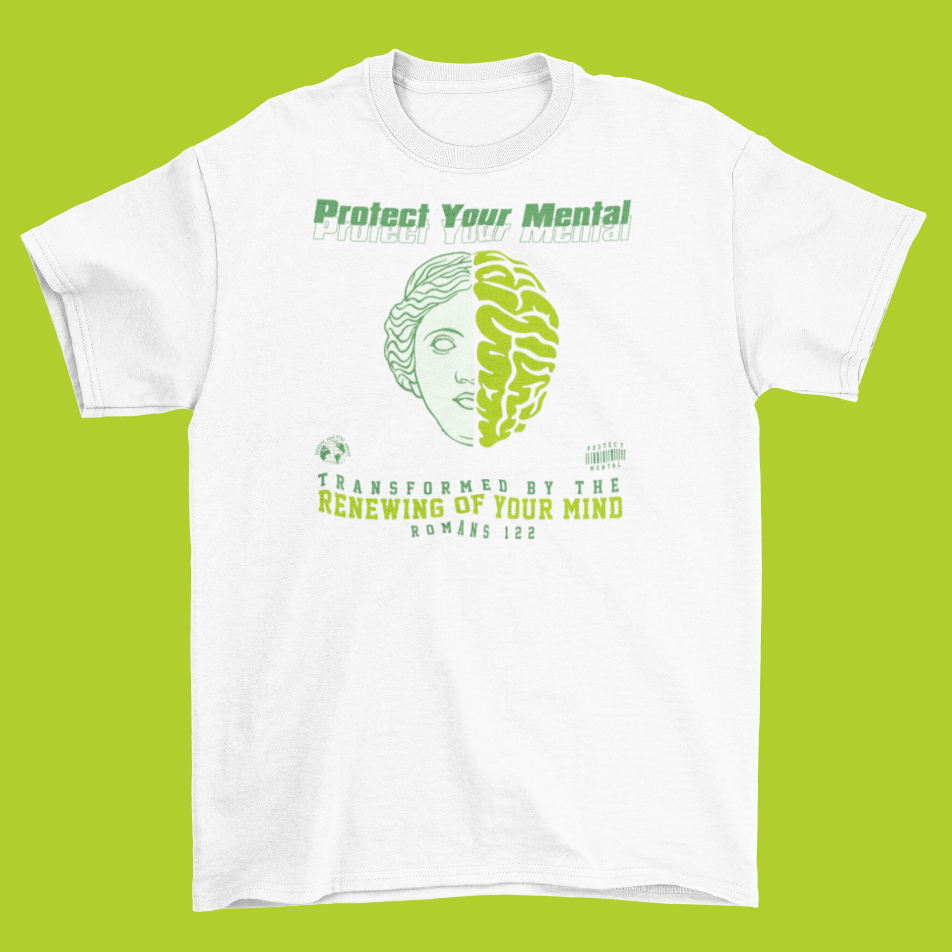 P.Y.M Youth Green Machine T-Shirt White (special)