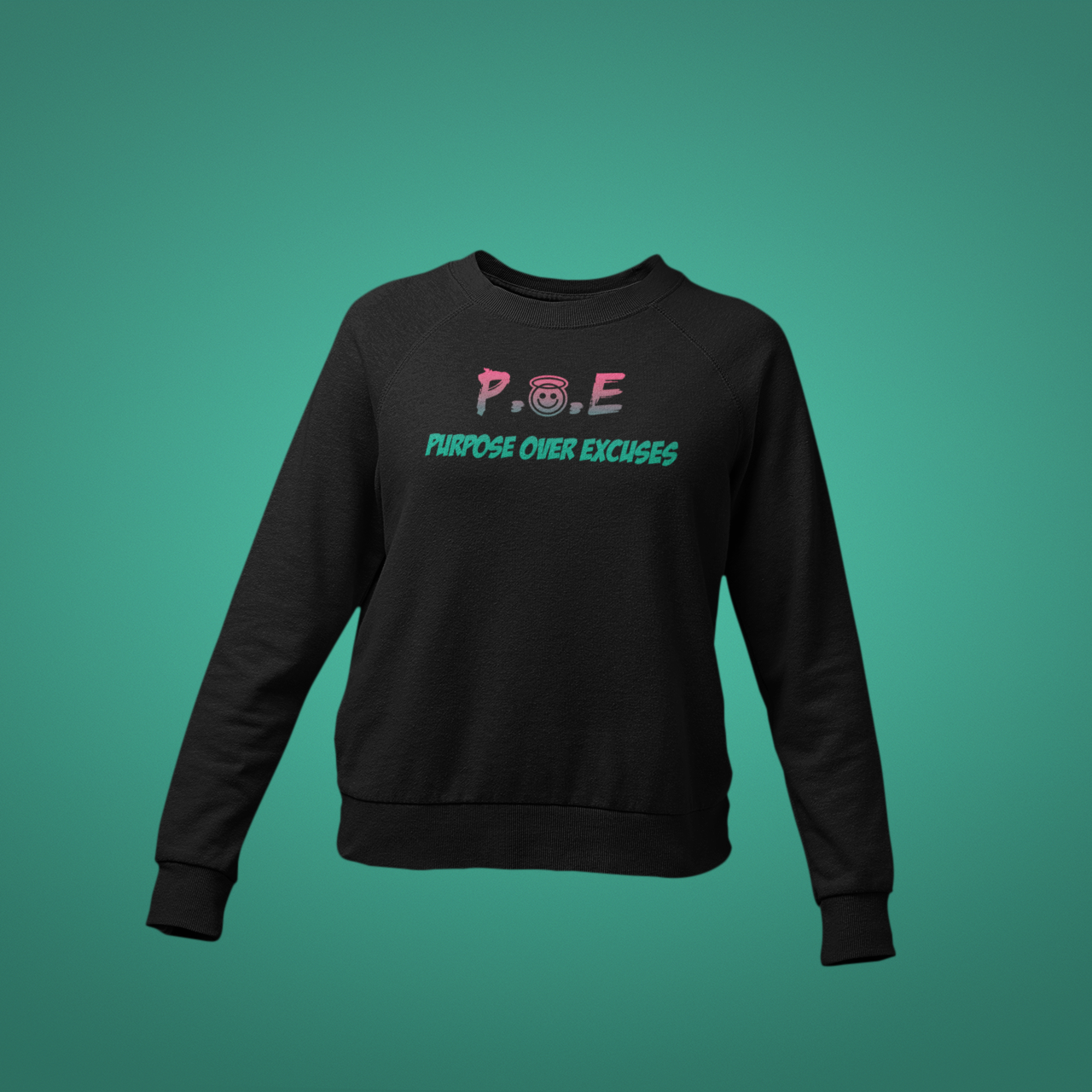 P.O.E Youth Melon Drip Sweatshirt Black (special)