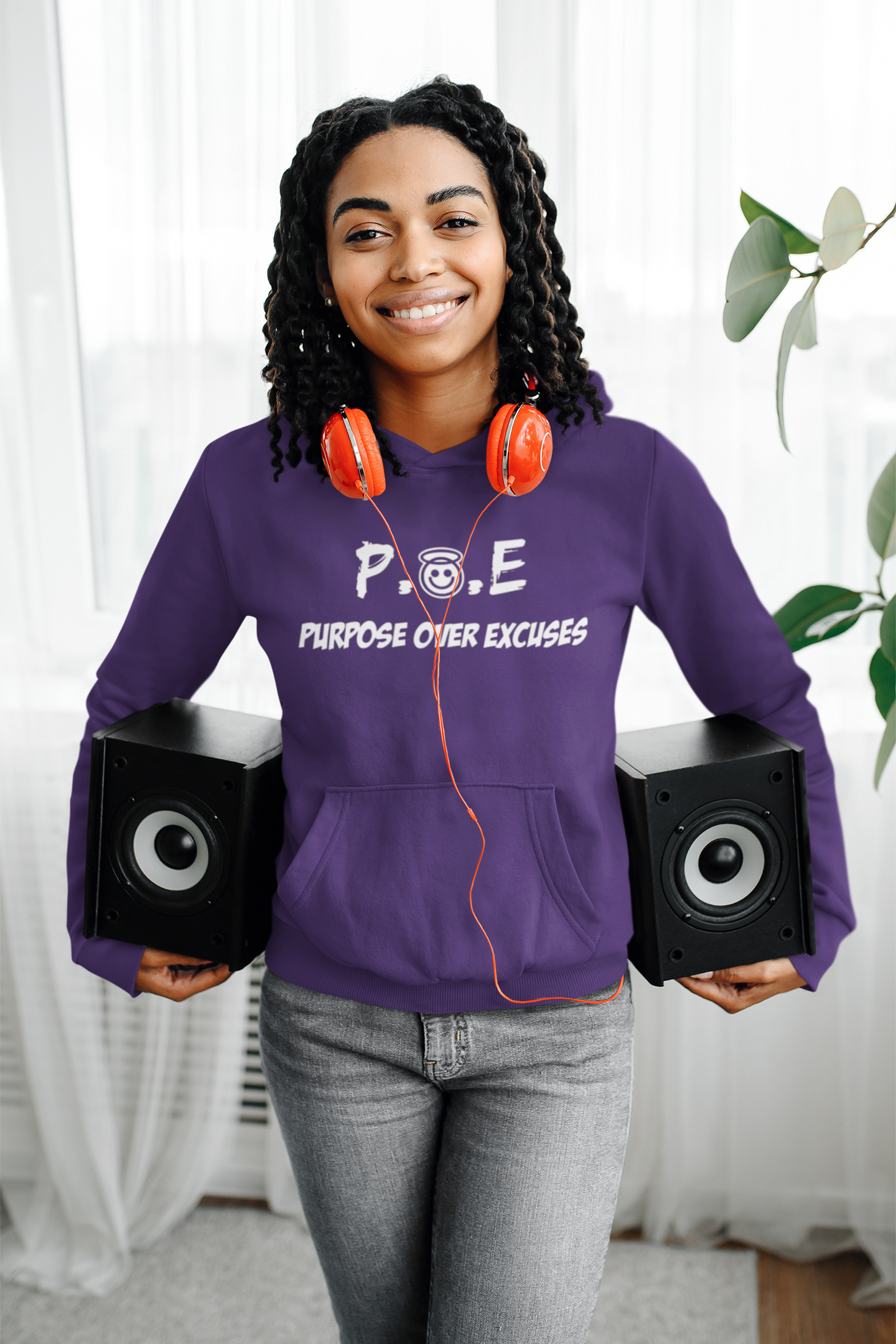 P.O.E Hoodie Purple Classic