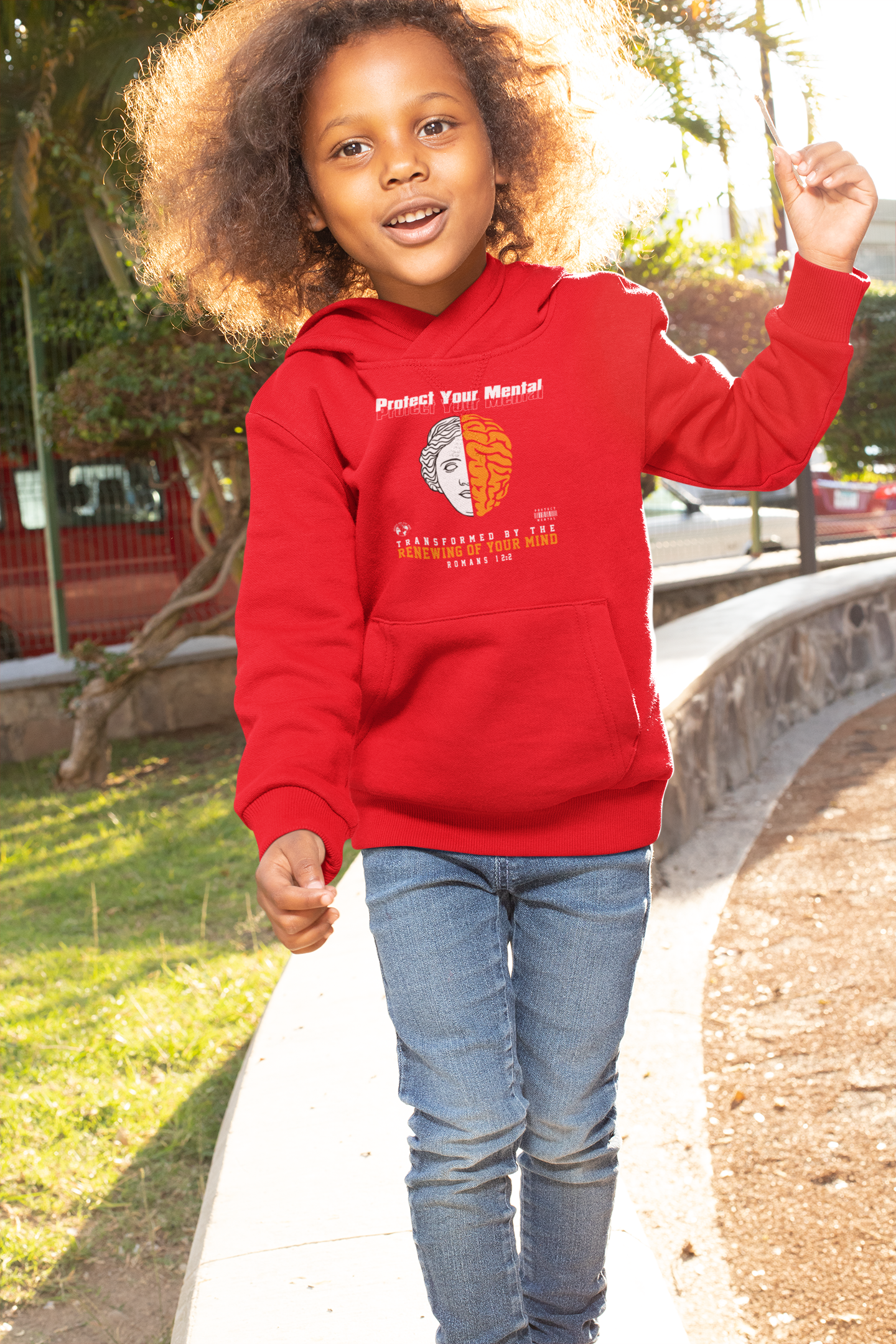 PROTECT YOUR MENTAL YOUTH HOODIE RED