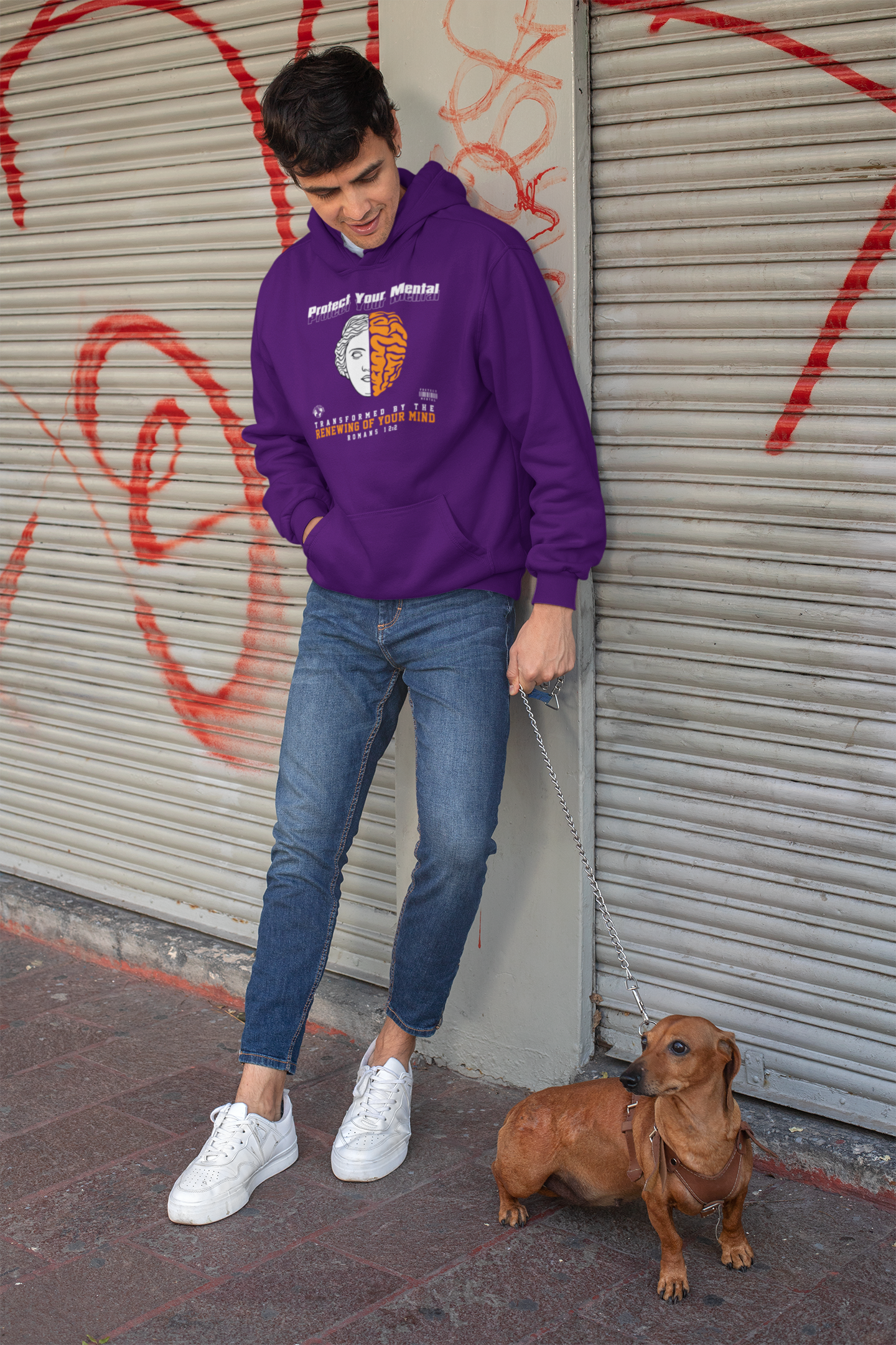 PROTECT YOUR MENTAL ADULT HOODIE PURPLE