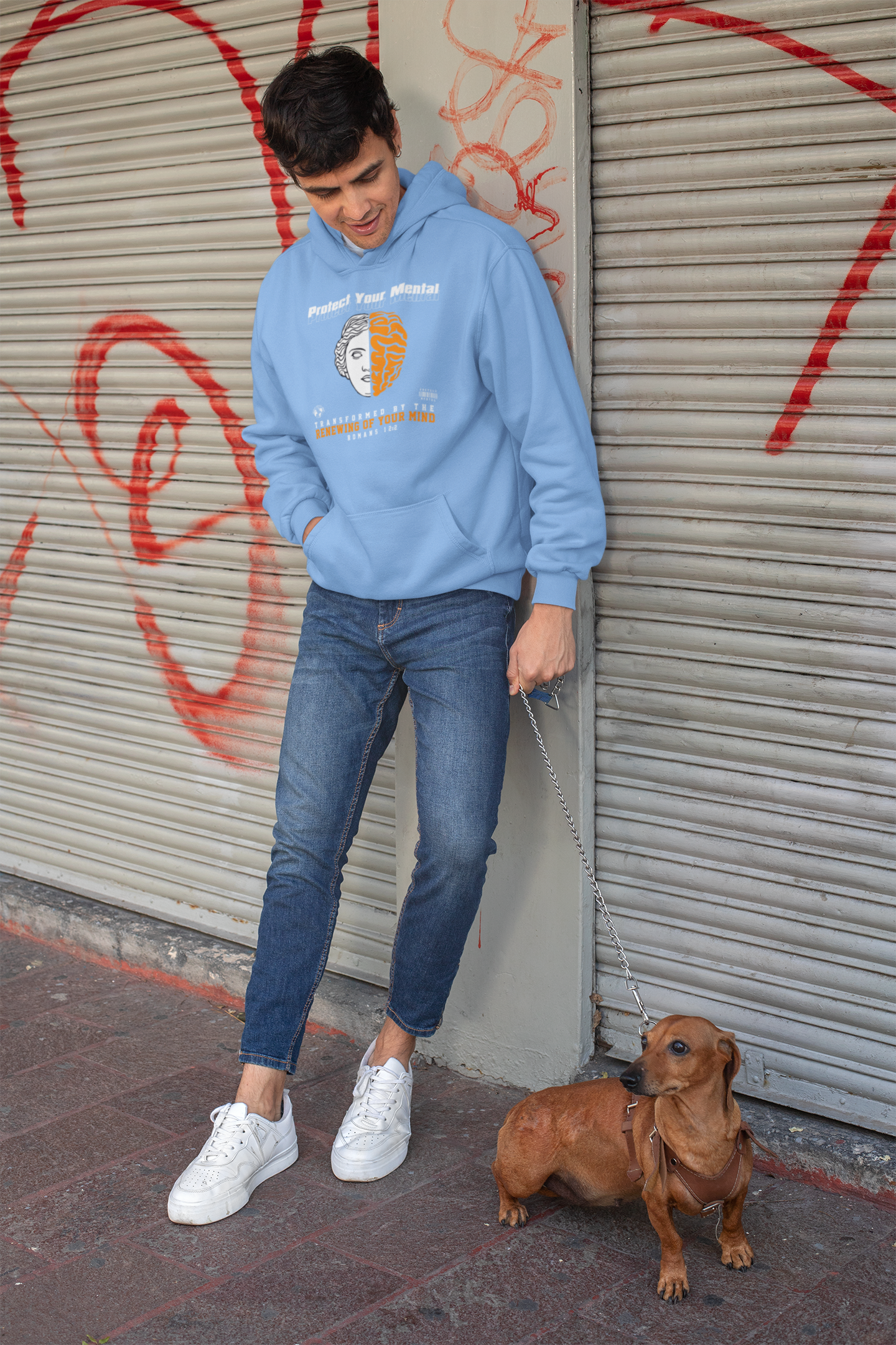 PROTECT YOUR MENTAL ADULT HOODIE CAROLINA BLUE