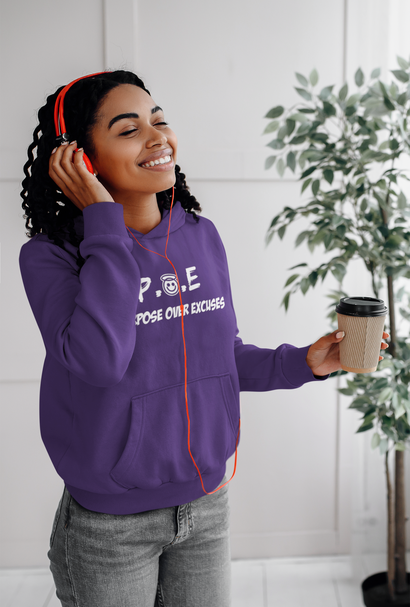 P.O.E Hoodie Purple Classic