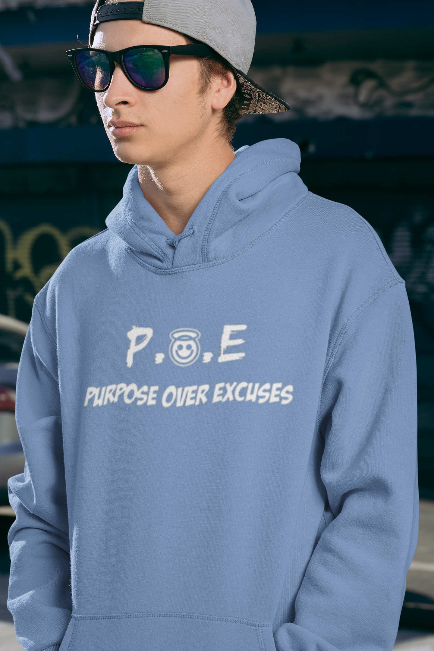 P.O.E Hoodie Carolina Blue Classic