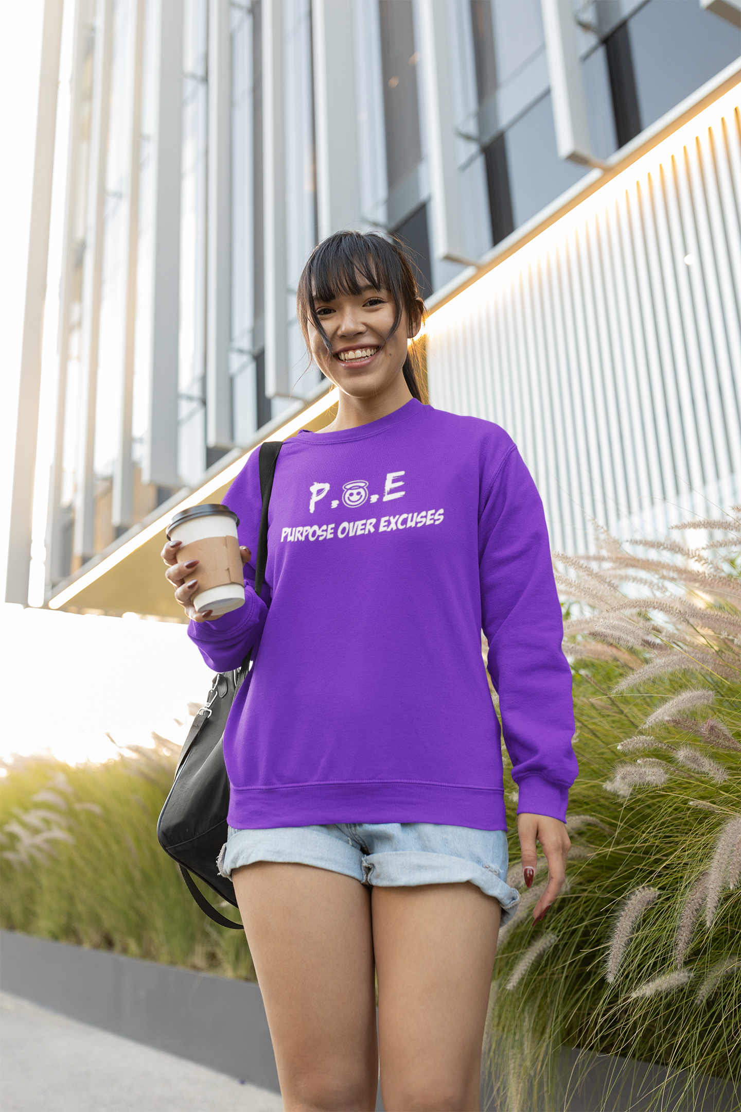 P.O.E Sweatshirt Purple Classic