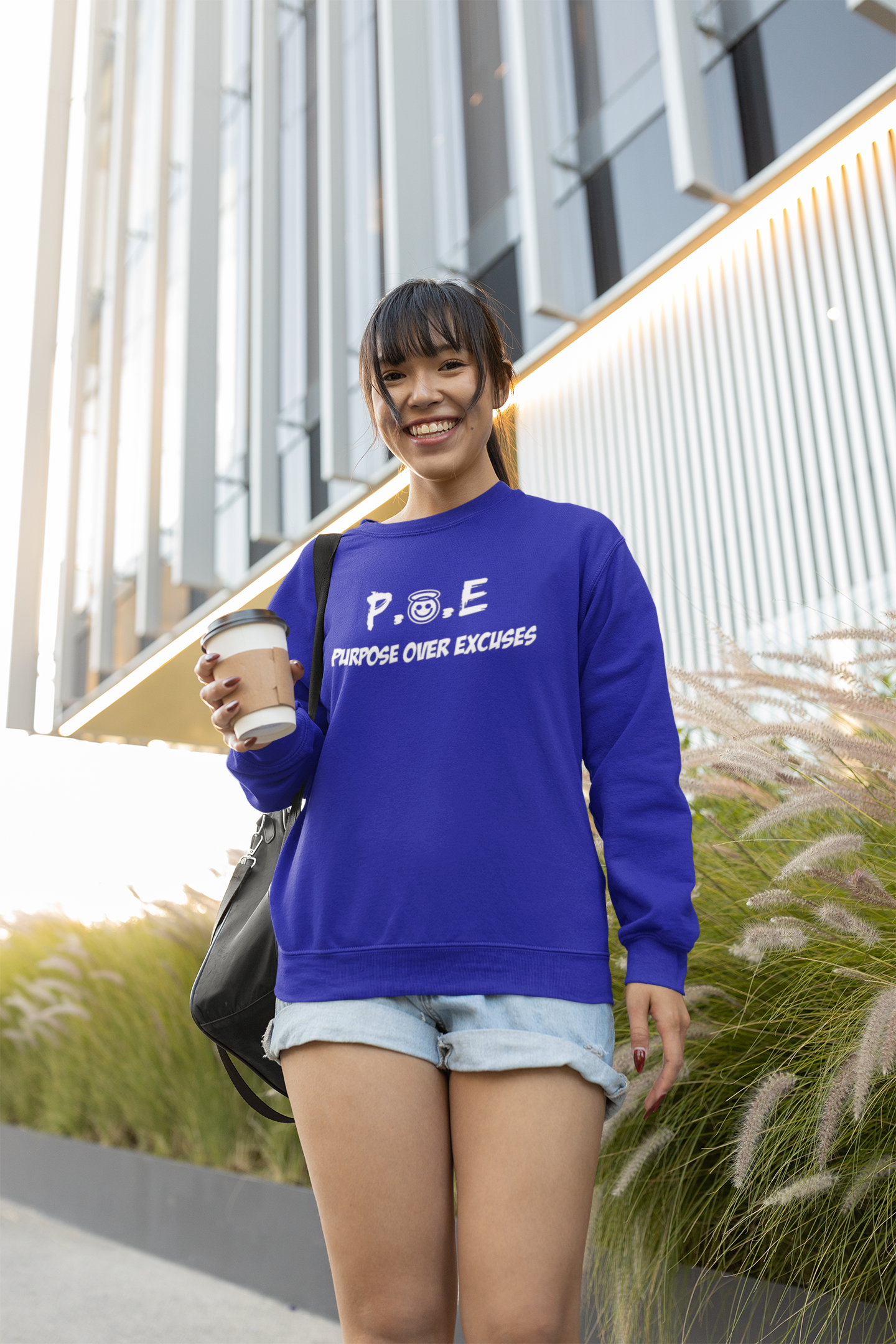 P.O.E Sweatshirt Royal Blue Classic