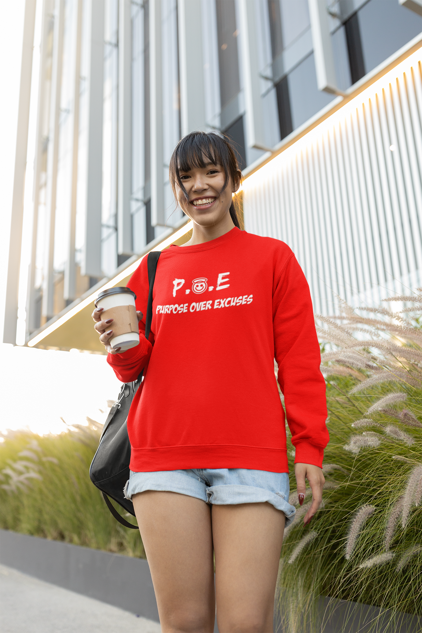 P.O.E Sweatshirt Red Classic