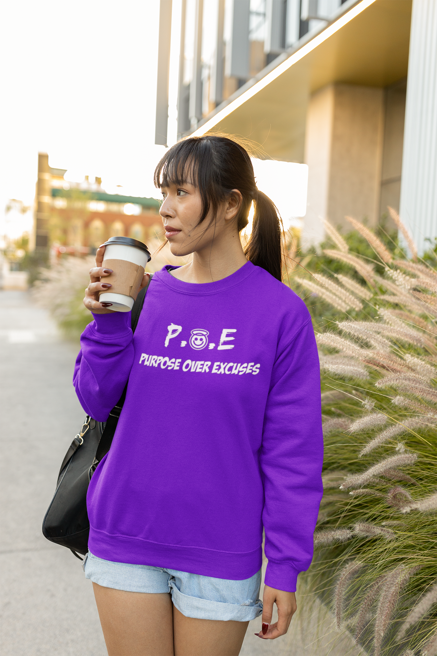 P.O.E Sweatshirt Purple Classic