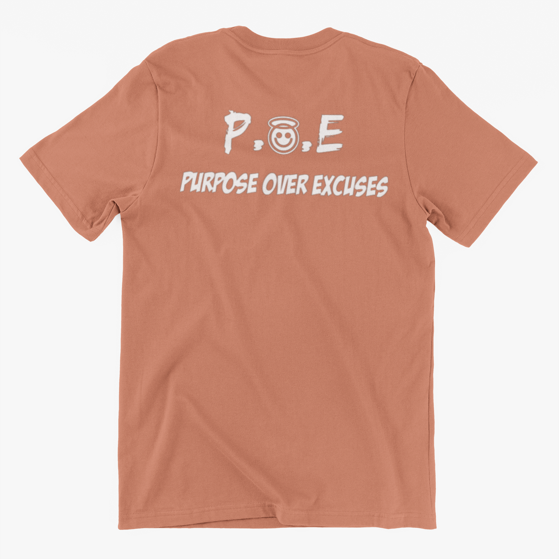 P.O.E ADULT T SHIRT SUNSET PEACH