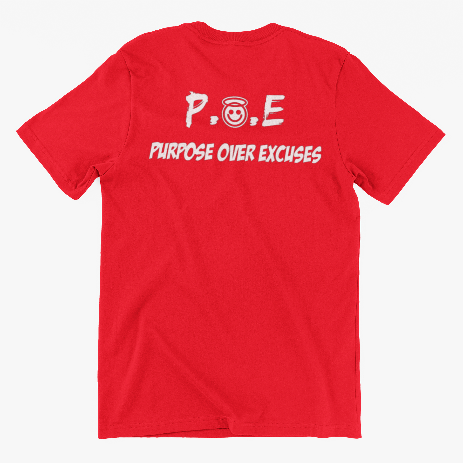 P.O.E ADULT T SHIRT RED