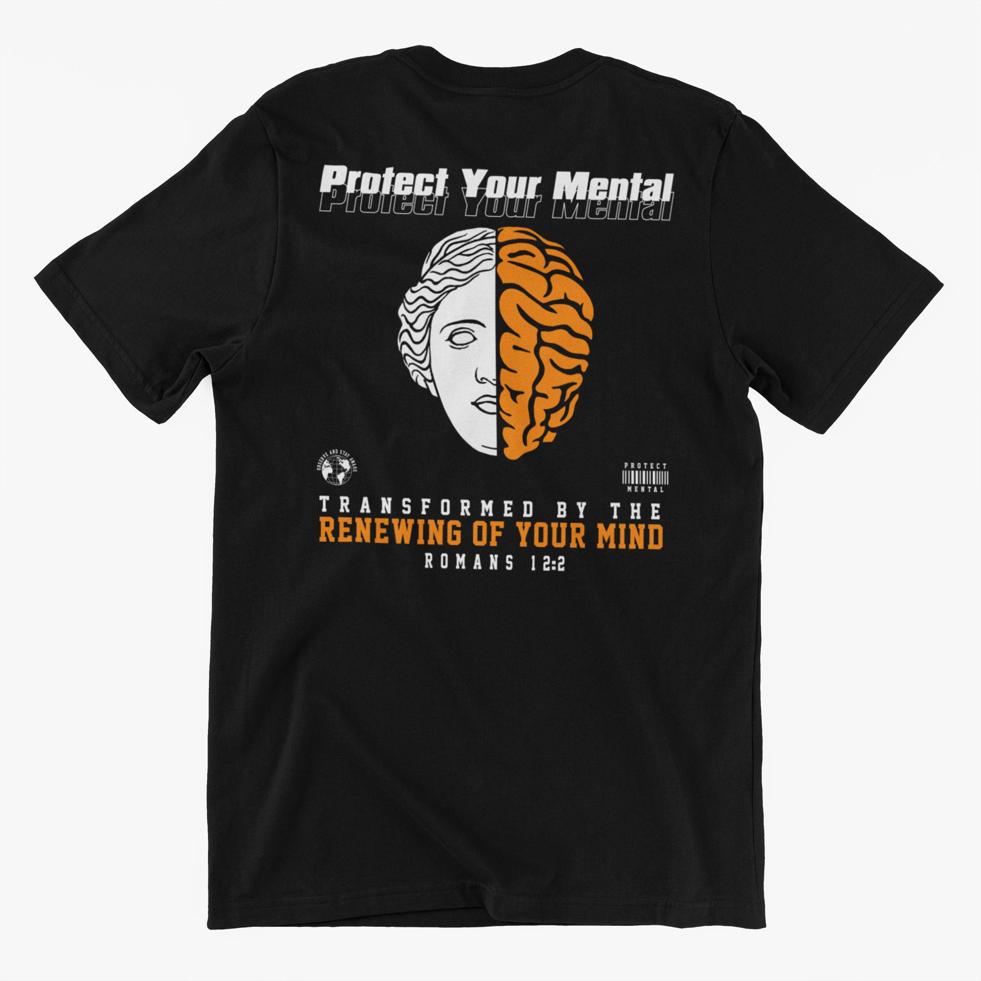 PROTECT YOUR MENTAL ADULT T SHIRT BLACK