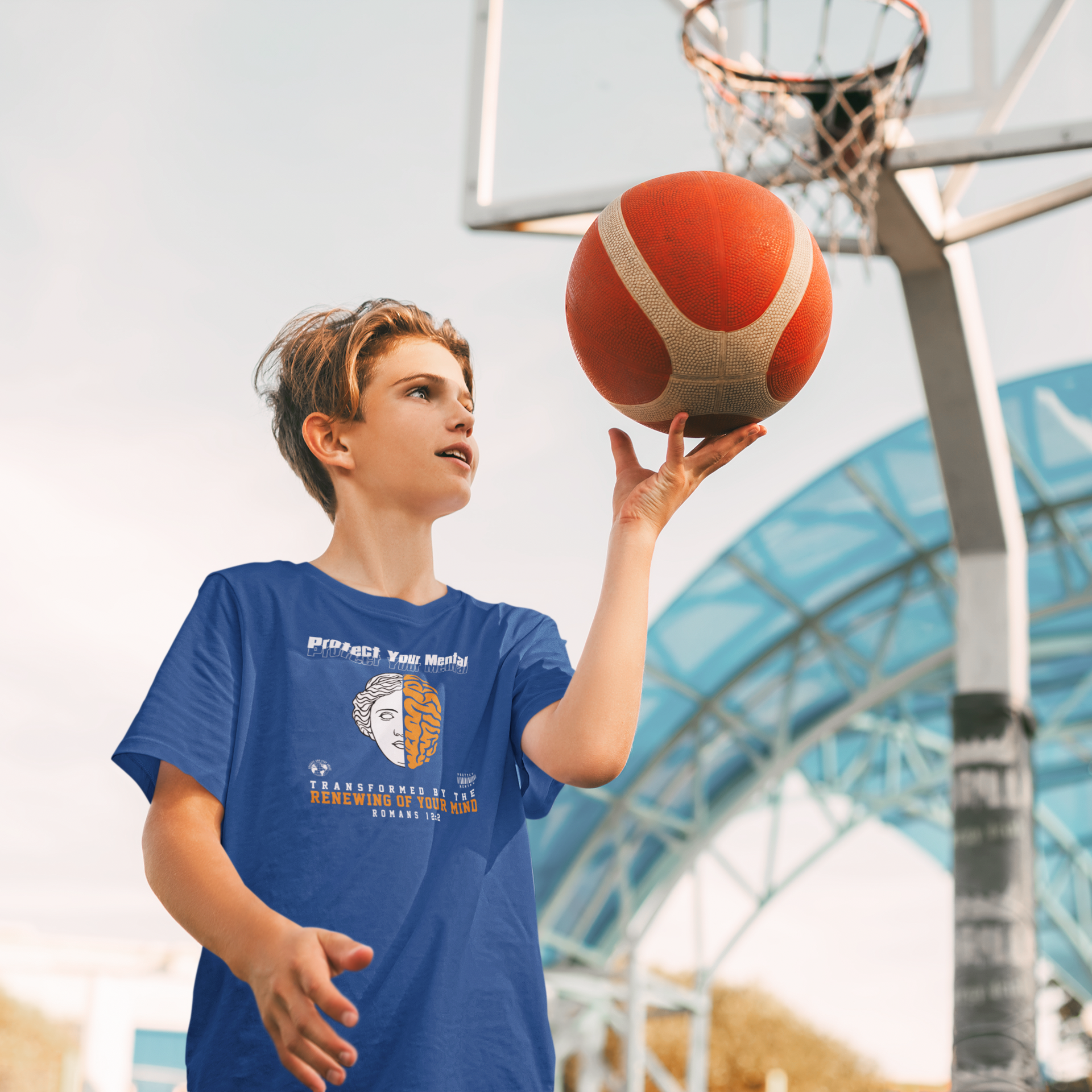 PROTECT YOUR MENTAL YOUTH T-SHIRT ROYAL BLUE