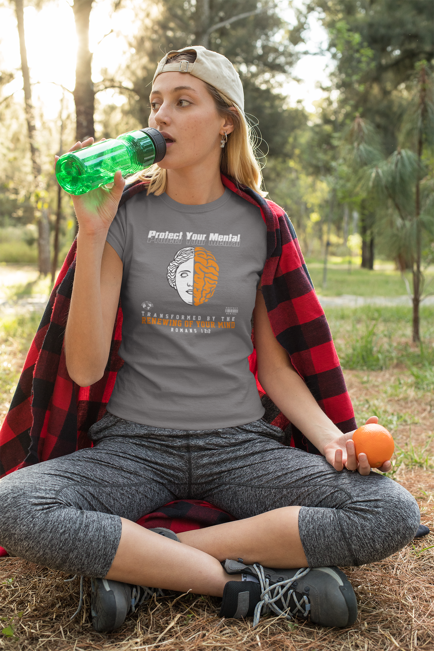 PROTECT YOUR MENTAL ADULT T SHIRT DARK GREY