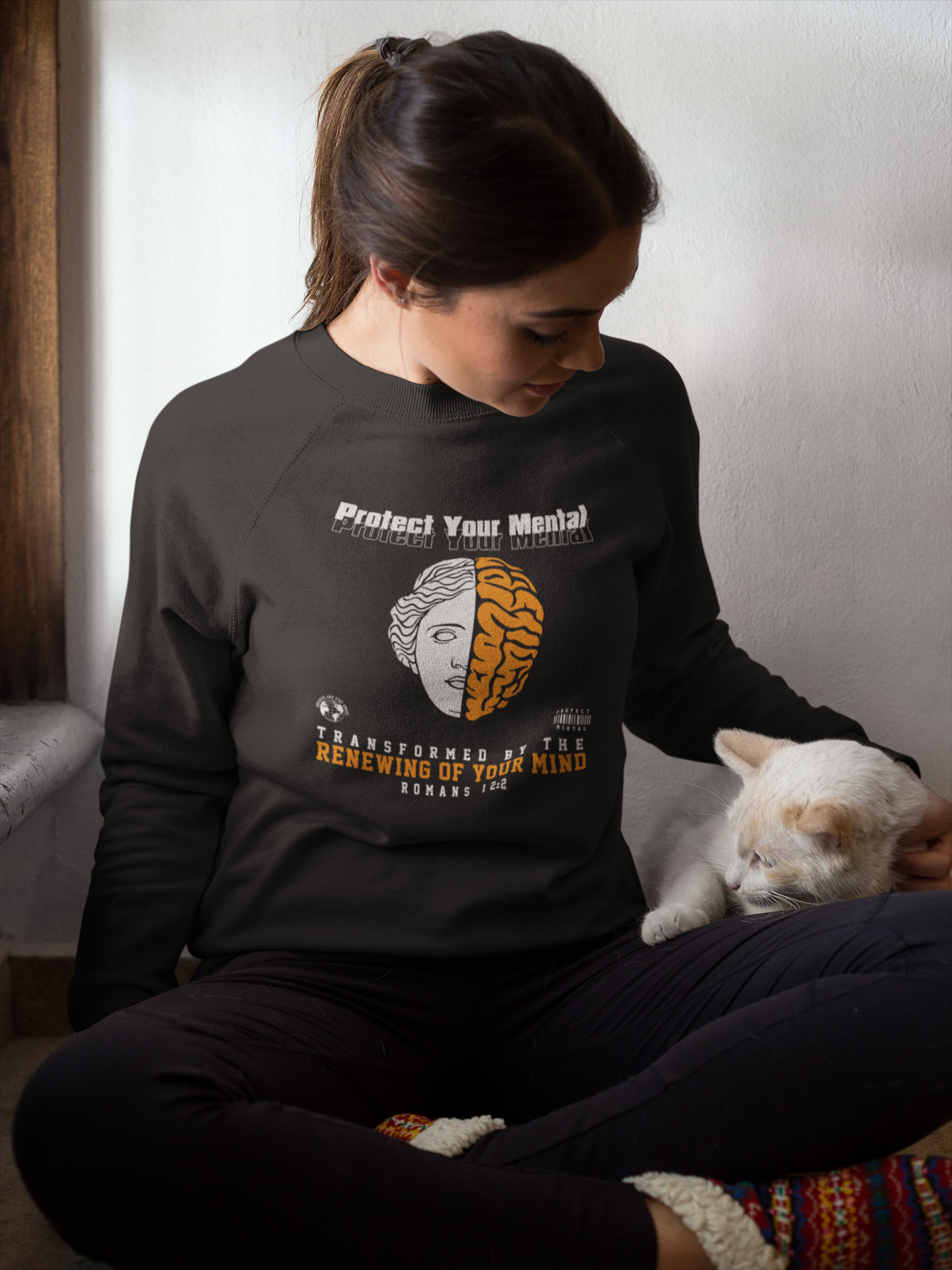PROTECT YOUR MENTAL ADULT SWEATSHIRT BLACK